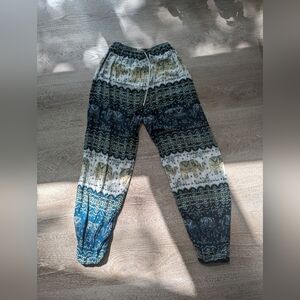 Elephant Print Harem Pants